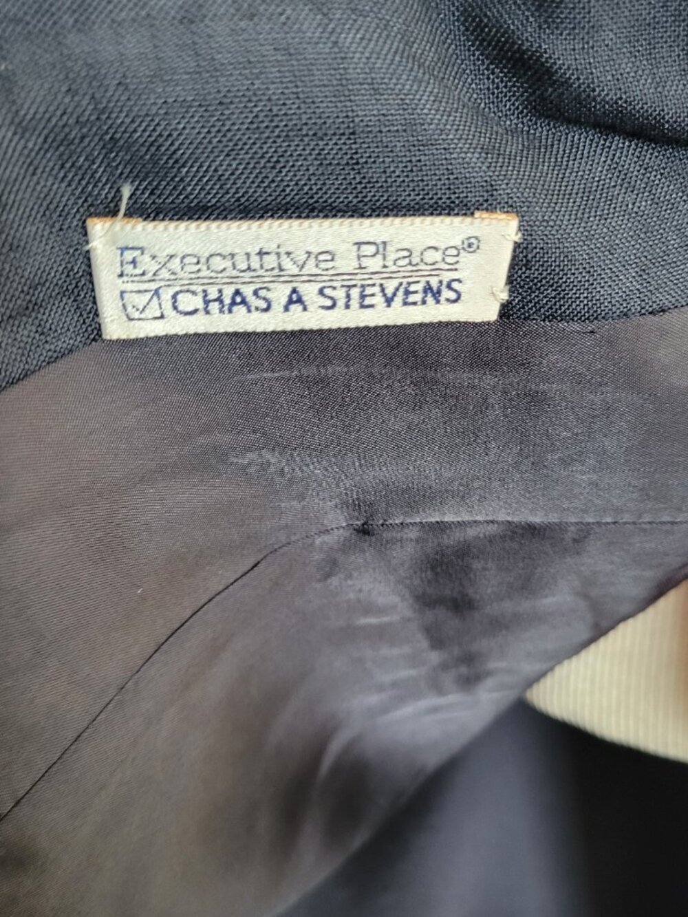 Vintage Chapnik & Co. Navy Blue Tailored Blazer | Made in USA | Women's S/M - Picture 10 of 15